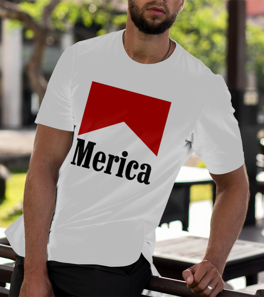 Merica Red Chevron T-Shirt