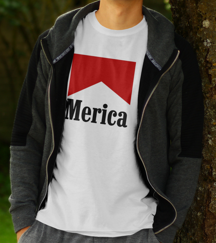 Merica Red Chevron T-Shirt