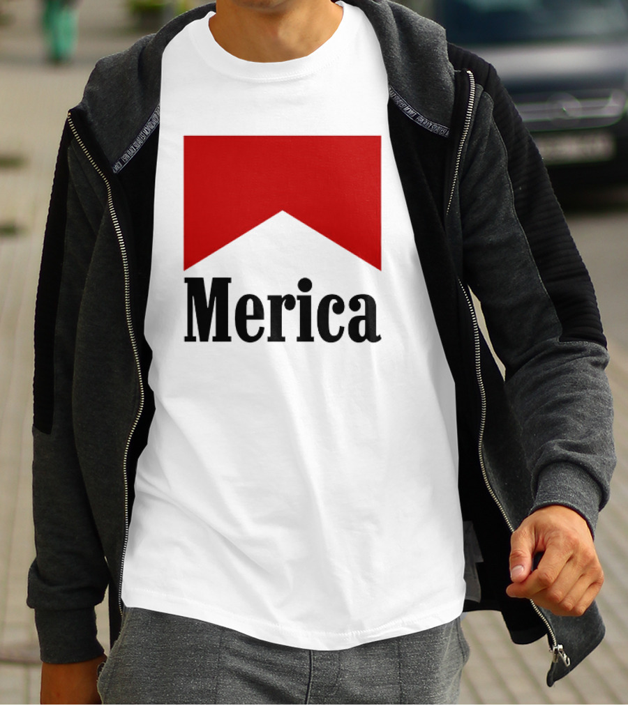 Merica Red Chevron T-Shirt