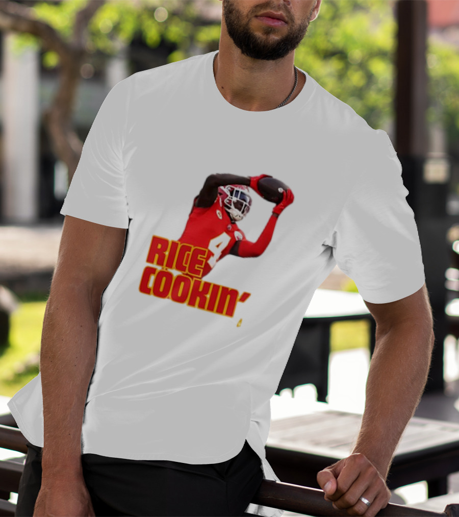 Rasheed Rice Cookin' Kansas City Chiefs Football WR1 T-Shirt