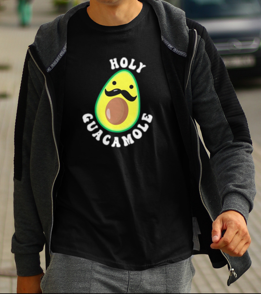 Holy Guacamole Meme Cartoon Avocado T-Shirt