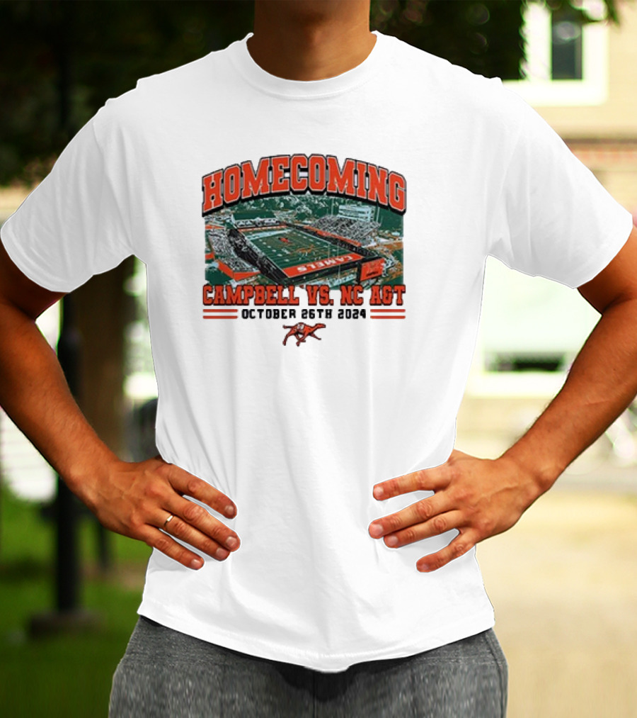 Campbell Vs. NC A&T Homecoming October 26th, T-Shirt