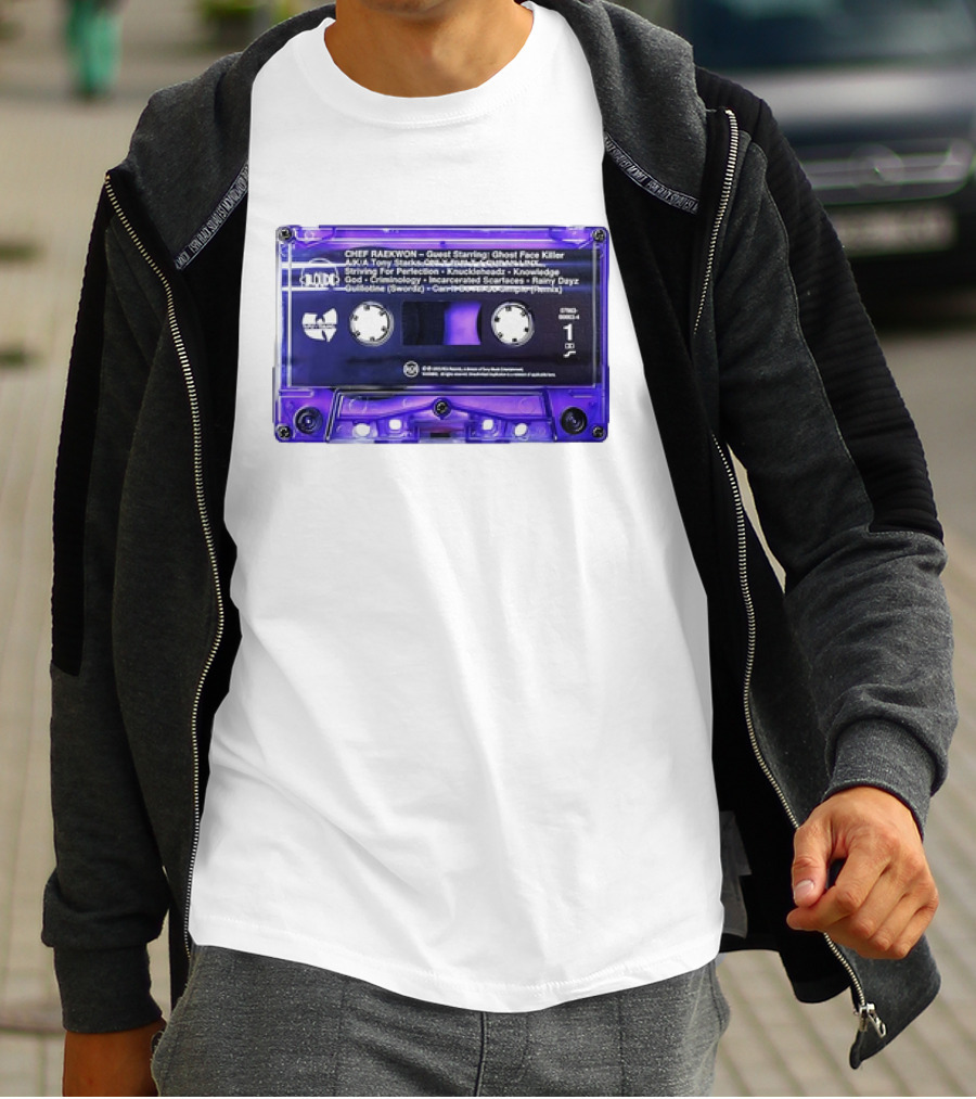 Chef Raekwon Purple Tape 1995 Loud Records Ghost Face Killer Featured Tracks T-Shirt