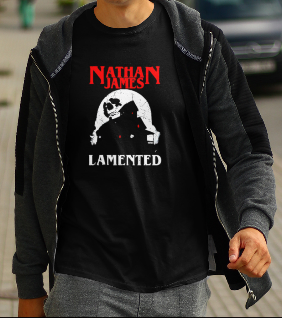 Nathan James Lamented Haunted Skull House T-Shirt