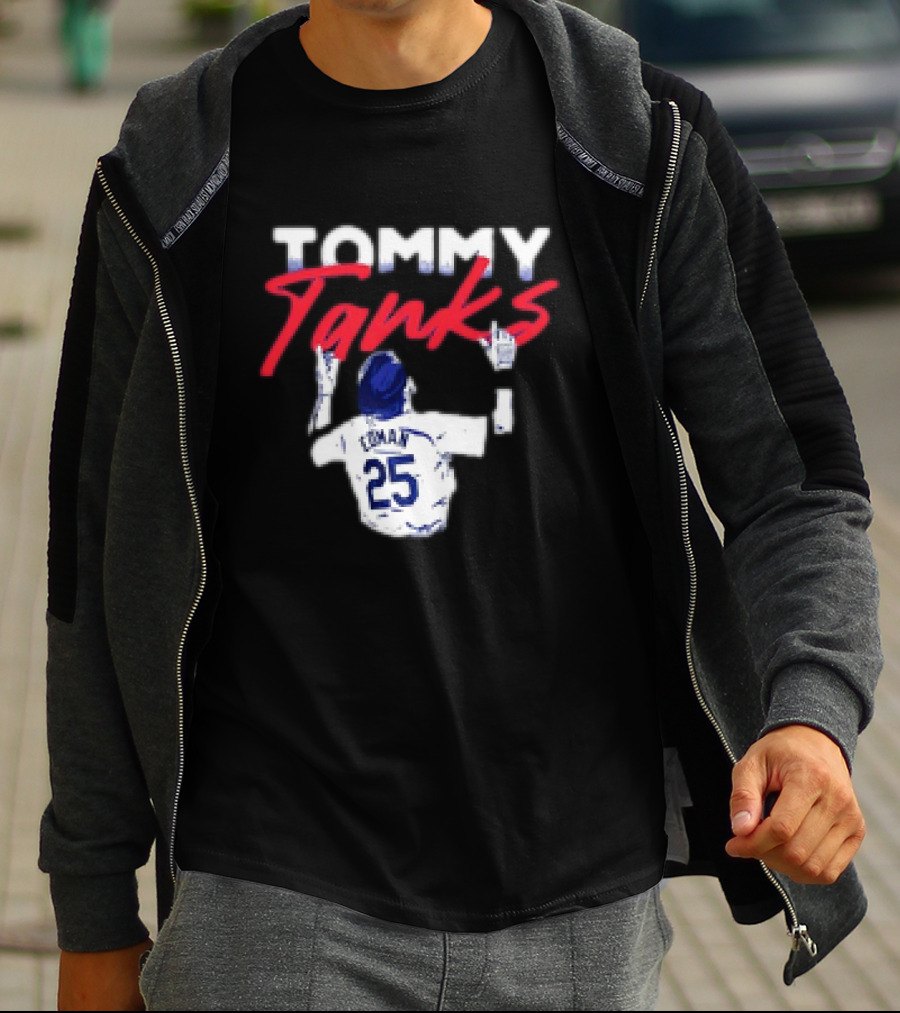 Tommy Tanks 25 Dodgers T-Shirt