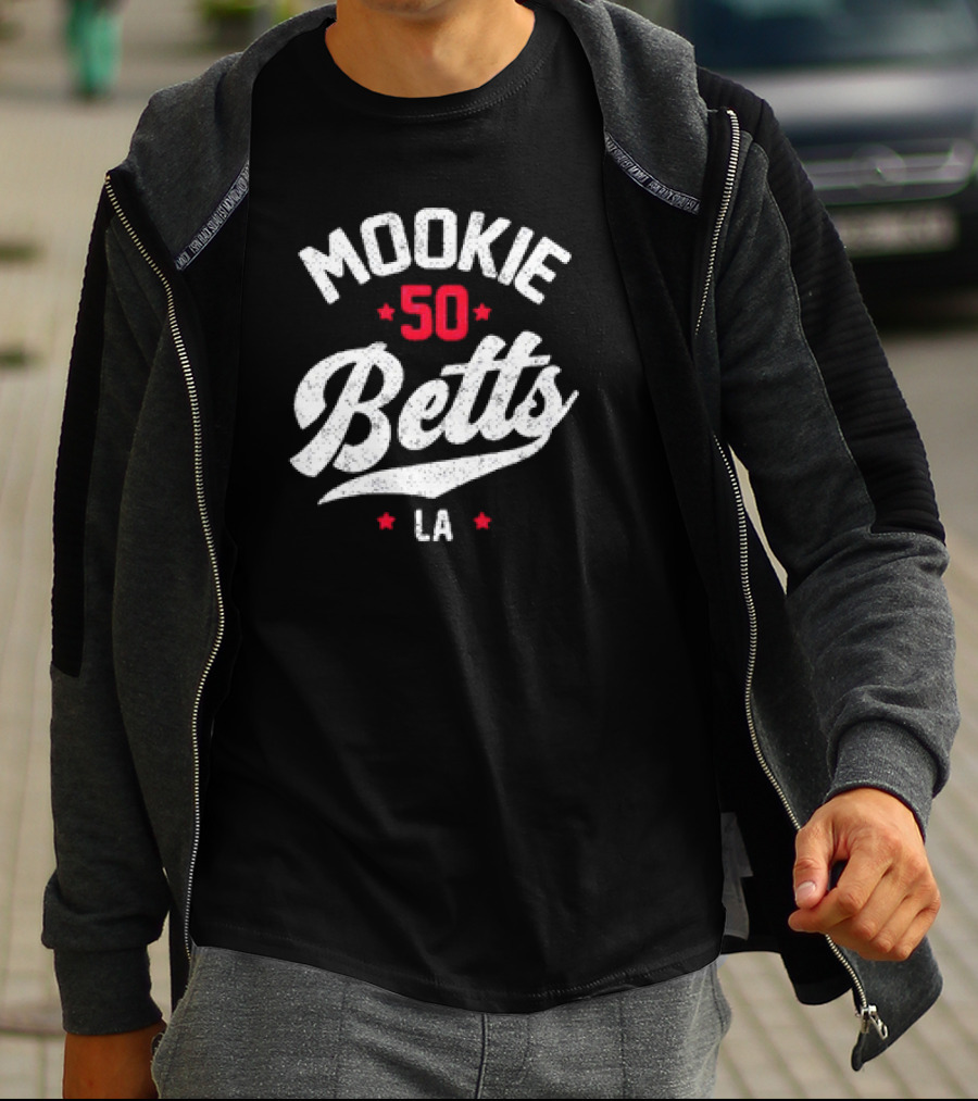 Mookie Betts 50 LA Dodgers T-Shirt