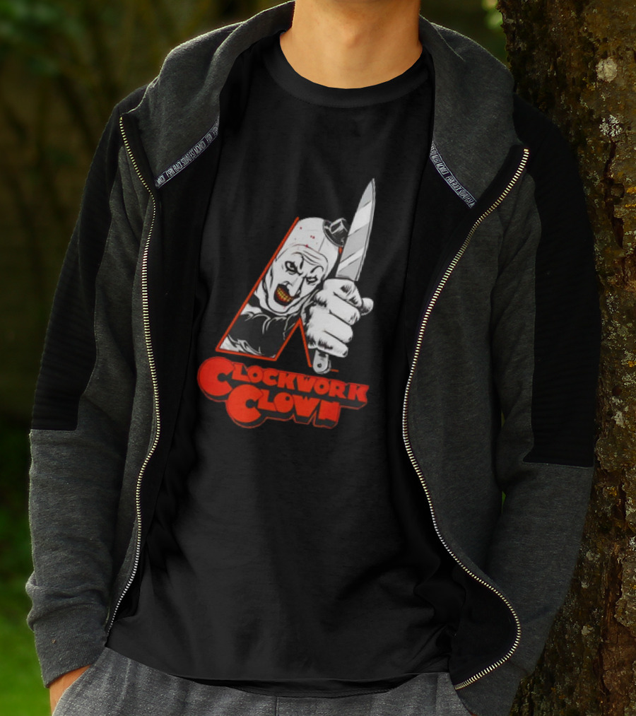 A Clockwork Clown Art The Clown The Terrifier Movies T-Shirt