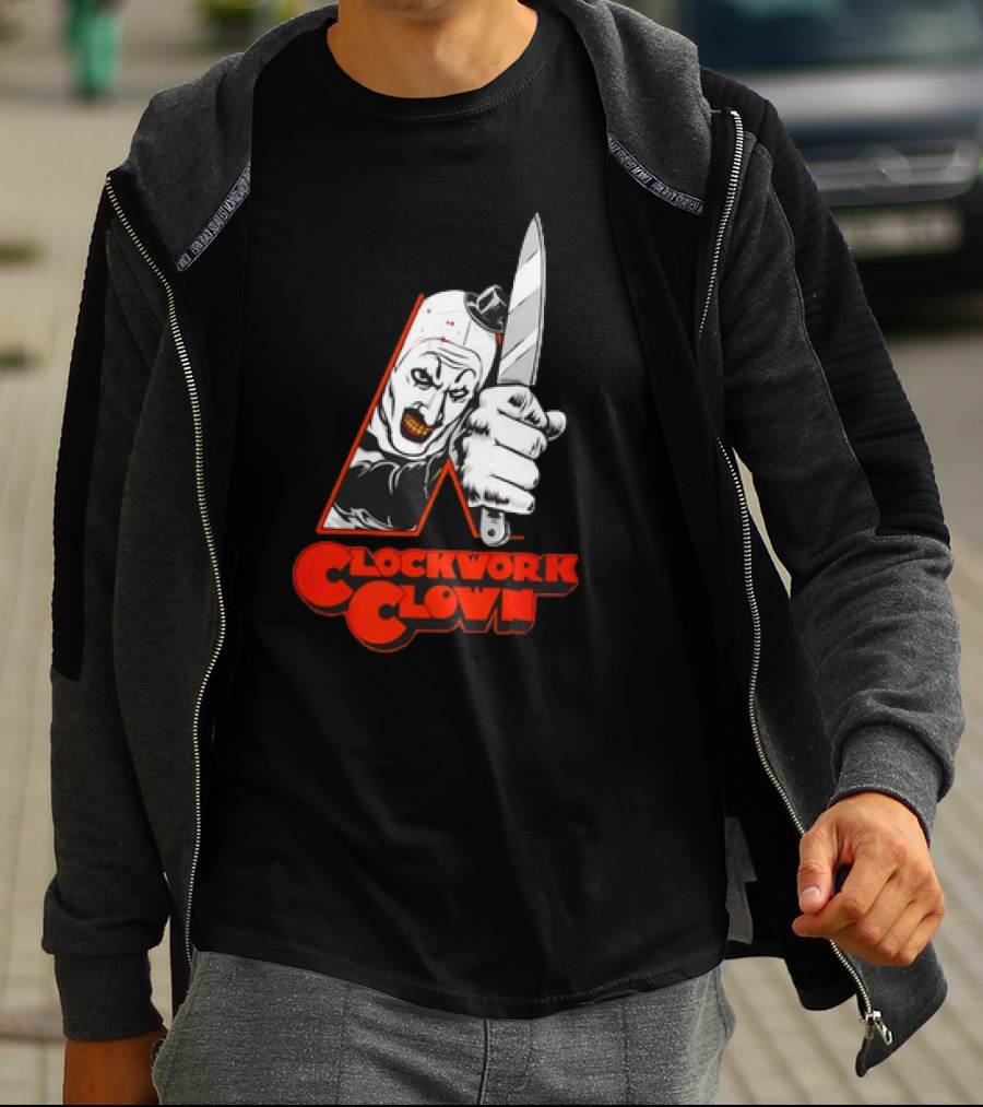 A Clockwork Clown Art The Clown The Terrifier Movies T-Shirt