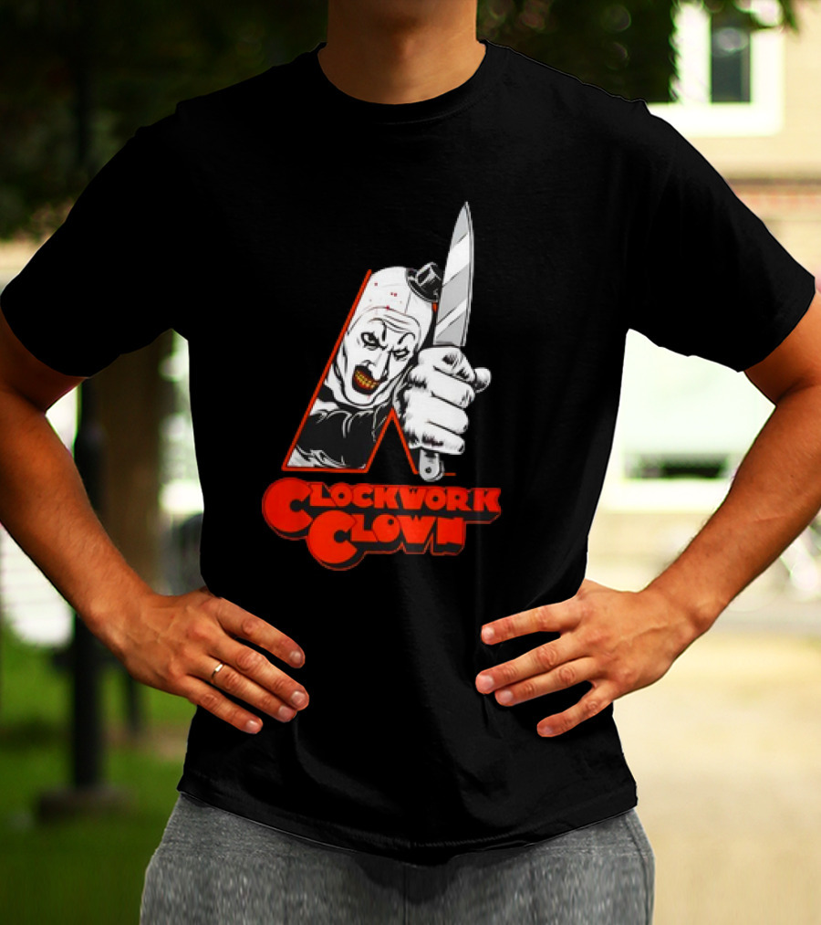 A Clockwork Clown Art The Clown The Terrifier Movies T-Shirt