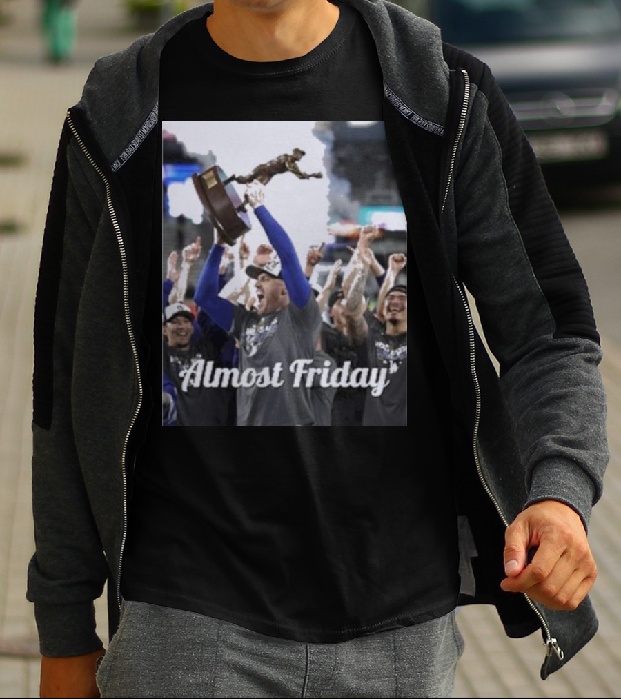 Almost Friday Freddie Freeman MVP Celebration Victory T-Shirt