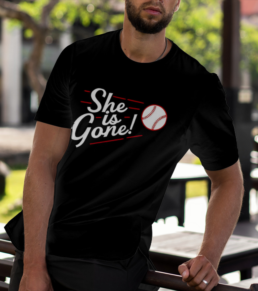 Los Angeles Dodgers Freddie Freeman She Is Gone Baseball T-Shirt