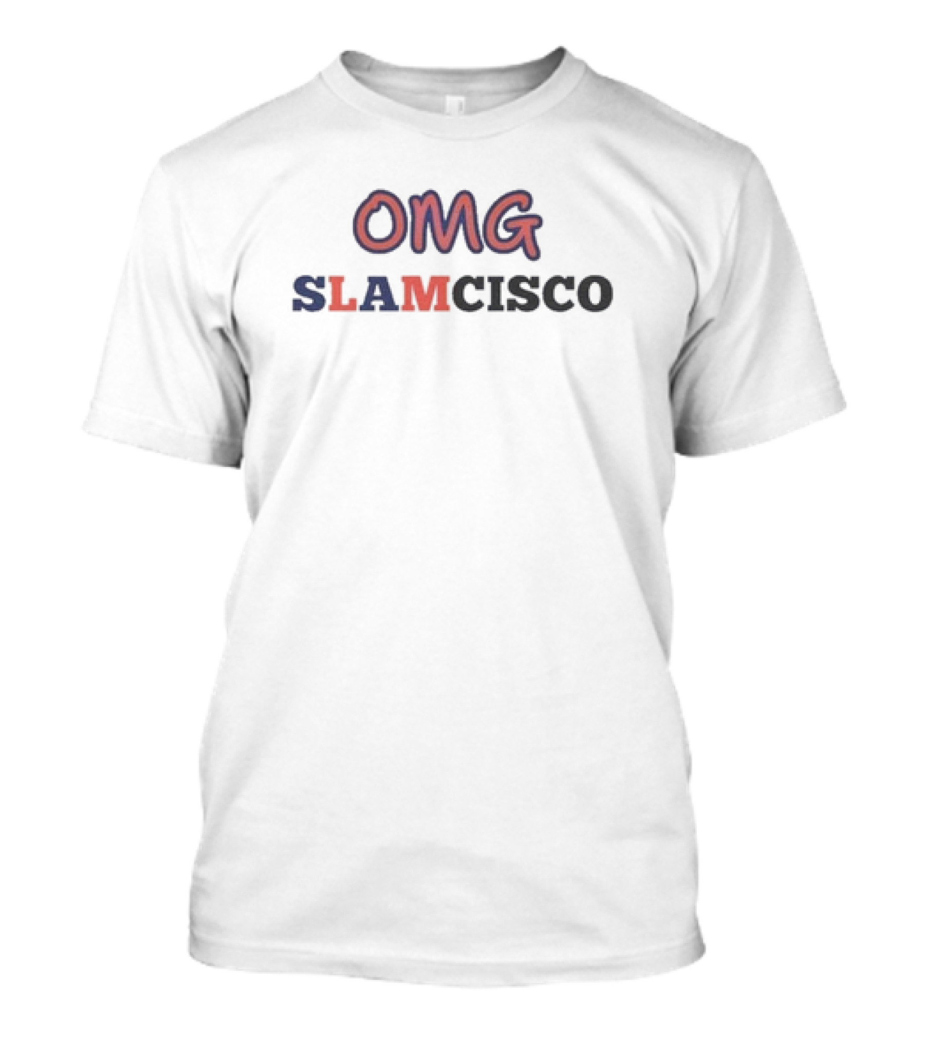 New York Mets OMG SLAMCISCO Francisco Lindor Baseball T-Shirt