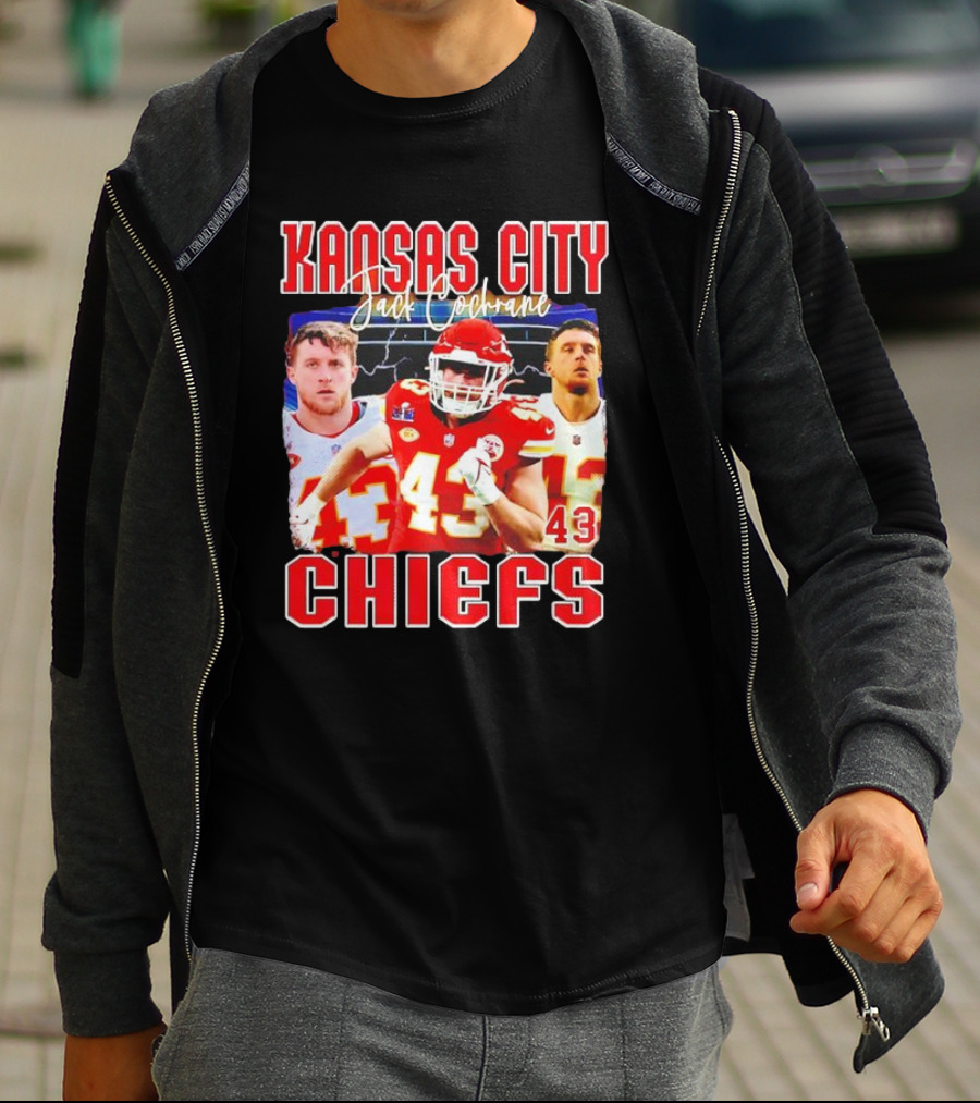 Kansas City Chiefs Jack Cochrane 43 Football T-Shirt