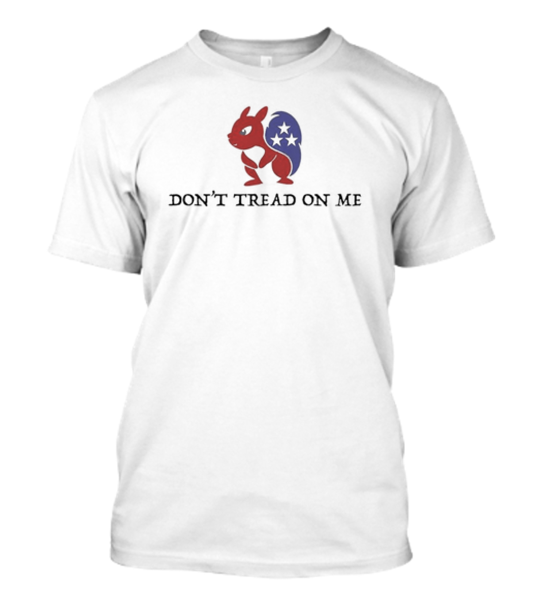 DON’T TREAD ON ME Patriotic Squirrel With Stars T-Shirt