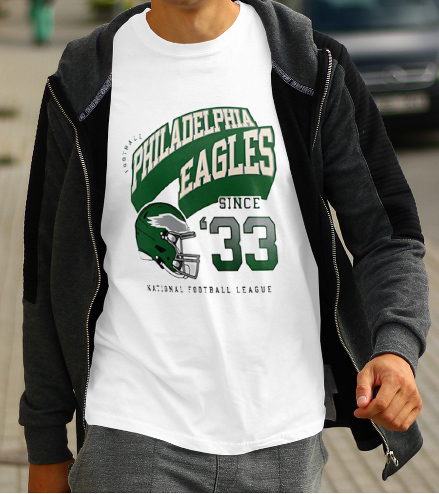 Philadelphia Eagles Football Since 1933 NFL National Football League T-Shirt