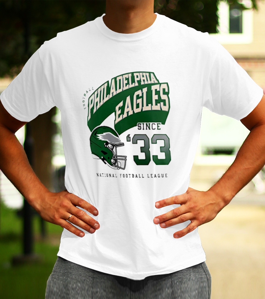 Philadelphia Eagles Football Since 1933 NFL National Football League T-Shirt