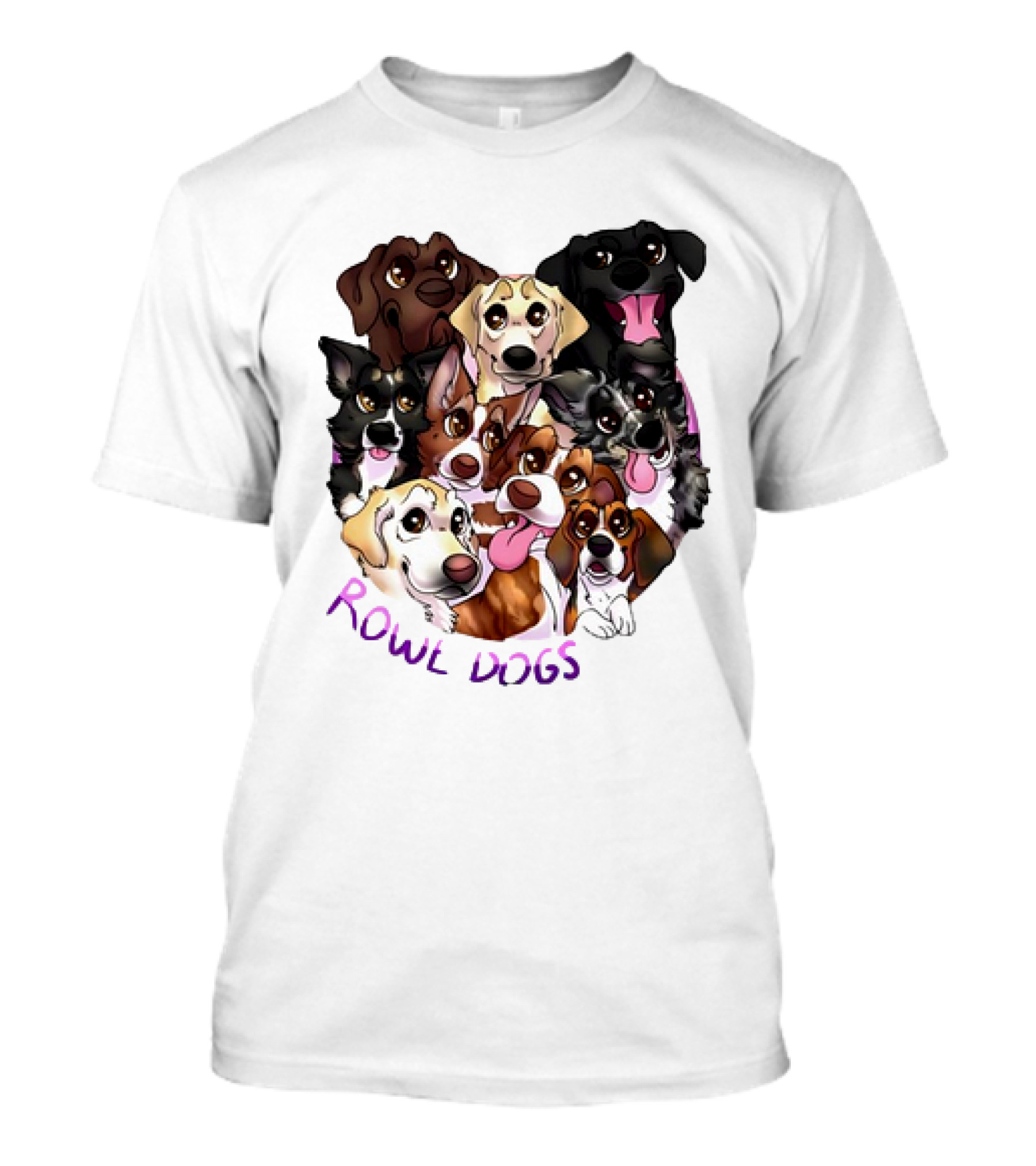 Rowe Dogs Playful Pooches Classic T-Shirt