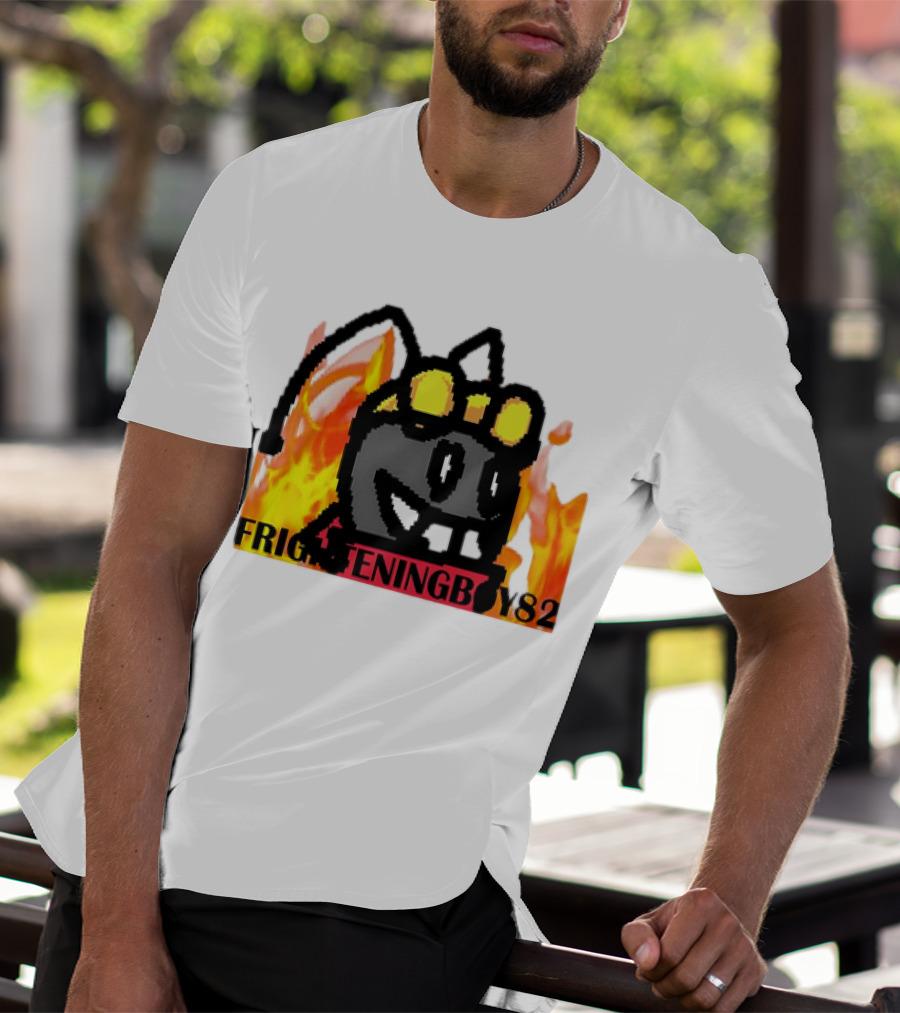 Moth FrighteningBoy82 Fire Background T-Shirt