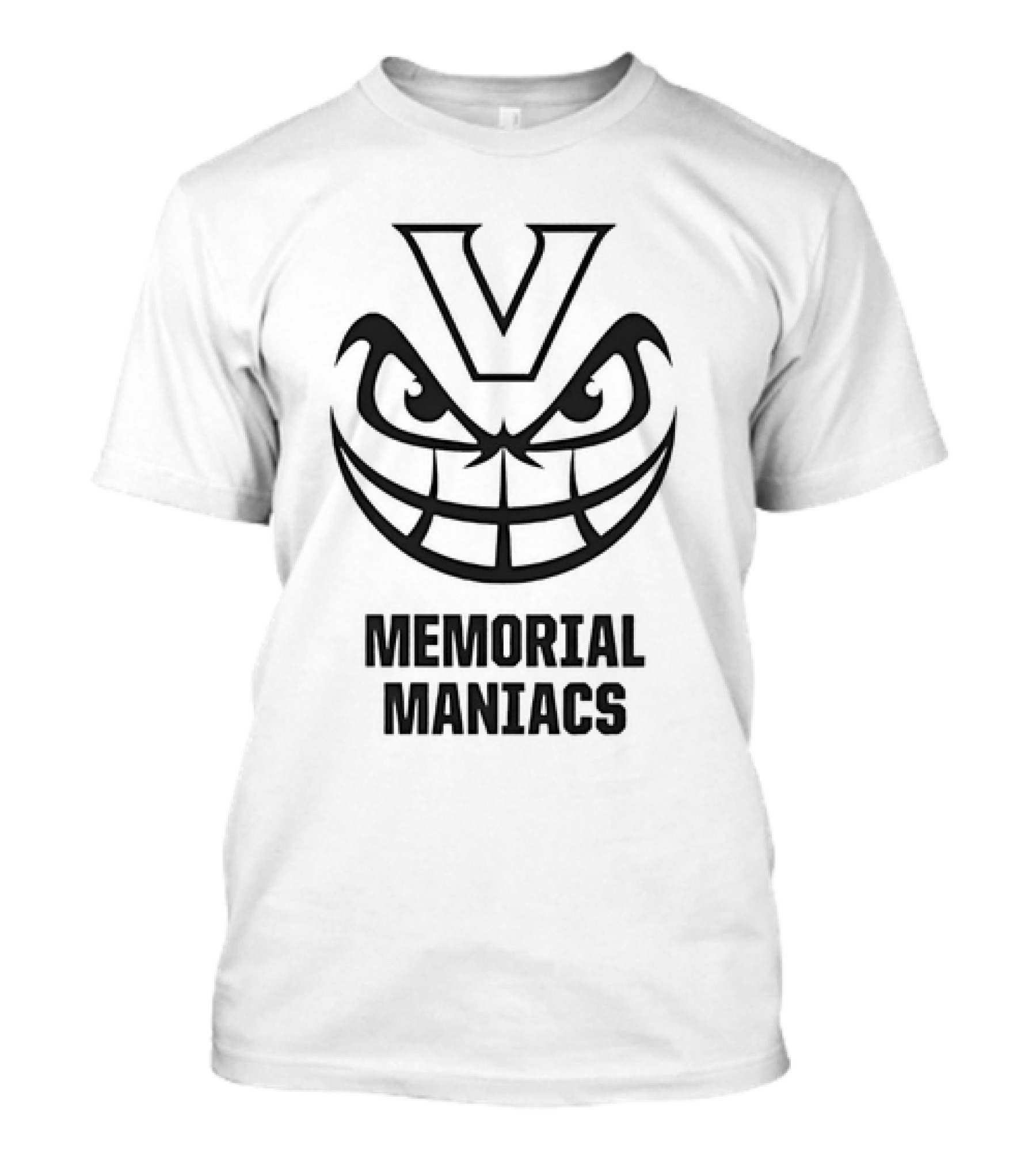 Vanderbilt Commodores Memorial Maniacs V Logo Grinning Face T-Shirt