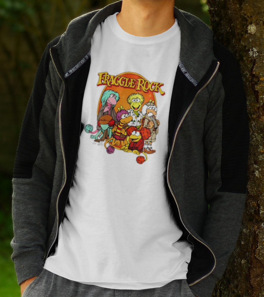Fraggle Rock Group Cartoon Characters T-Shirt