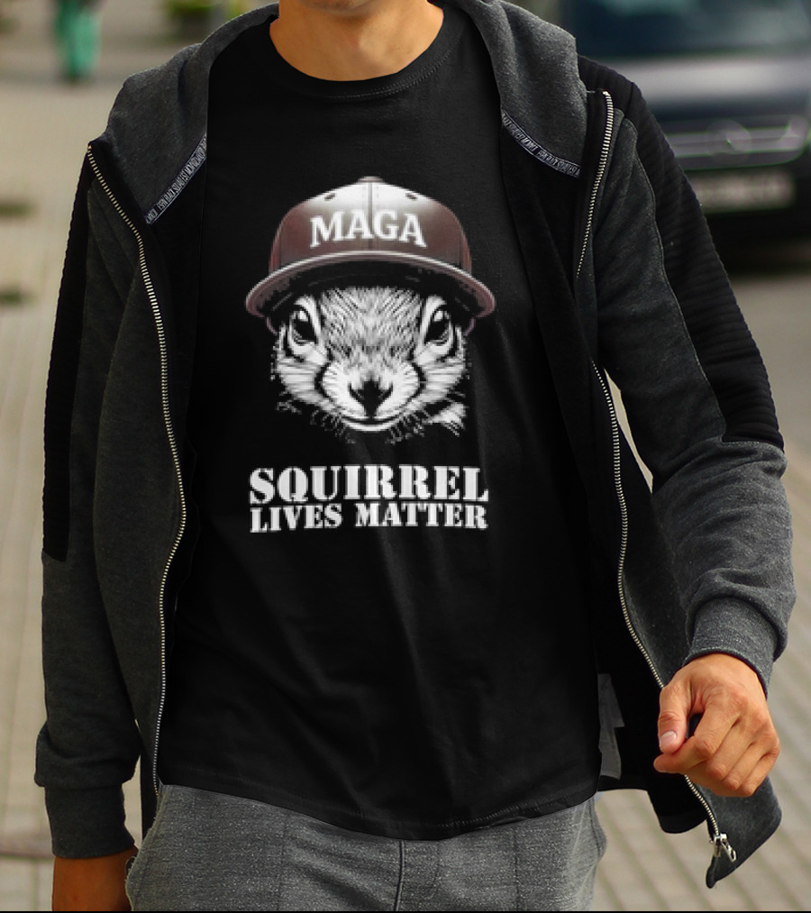 MAGA Hat Squirrel Lives Matter T-Shirt