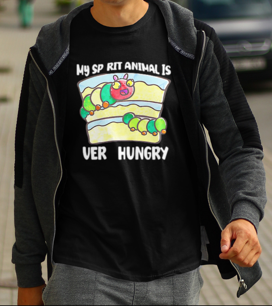 My Spirit Animal Is Very Hungry Caterpillar Cake Slice T-Shirt