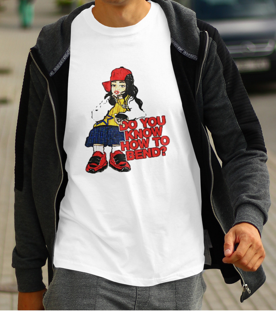 Billie Eilish Do You Know How To Bend Styled Cartoon T-Shirt