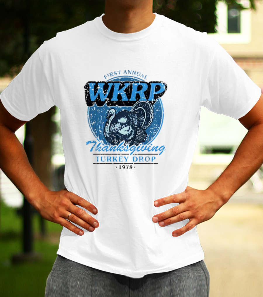 WKRP First Annual Thanksgiving Turkey Drop 1978 T-Shirt