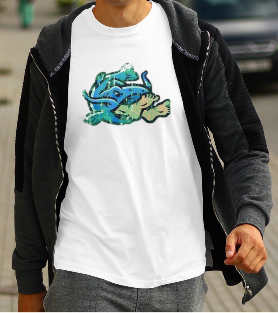 Noodlers Distressed Swimming Meme T-Shirt