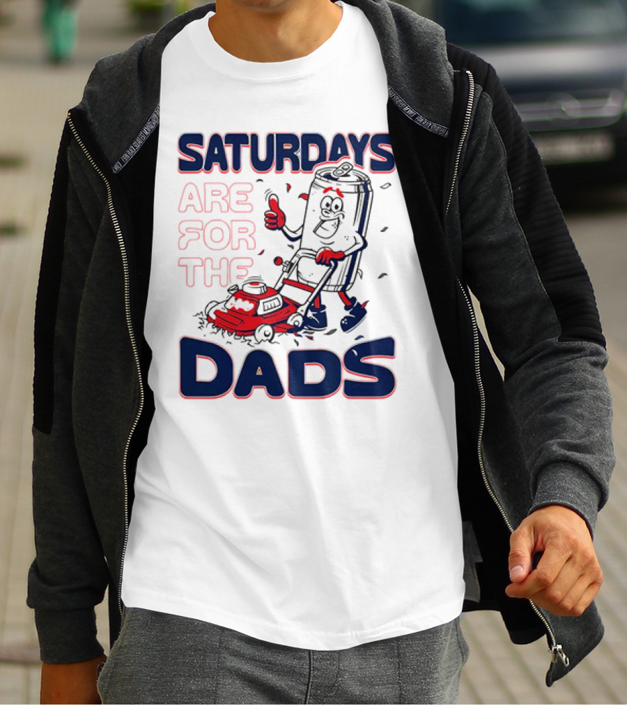 Saturdays Are For The Dads Can Mowing Mower T-Shirt