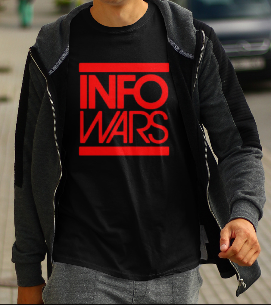 Info Wars Red Logo Alex Jones T-Shirt