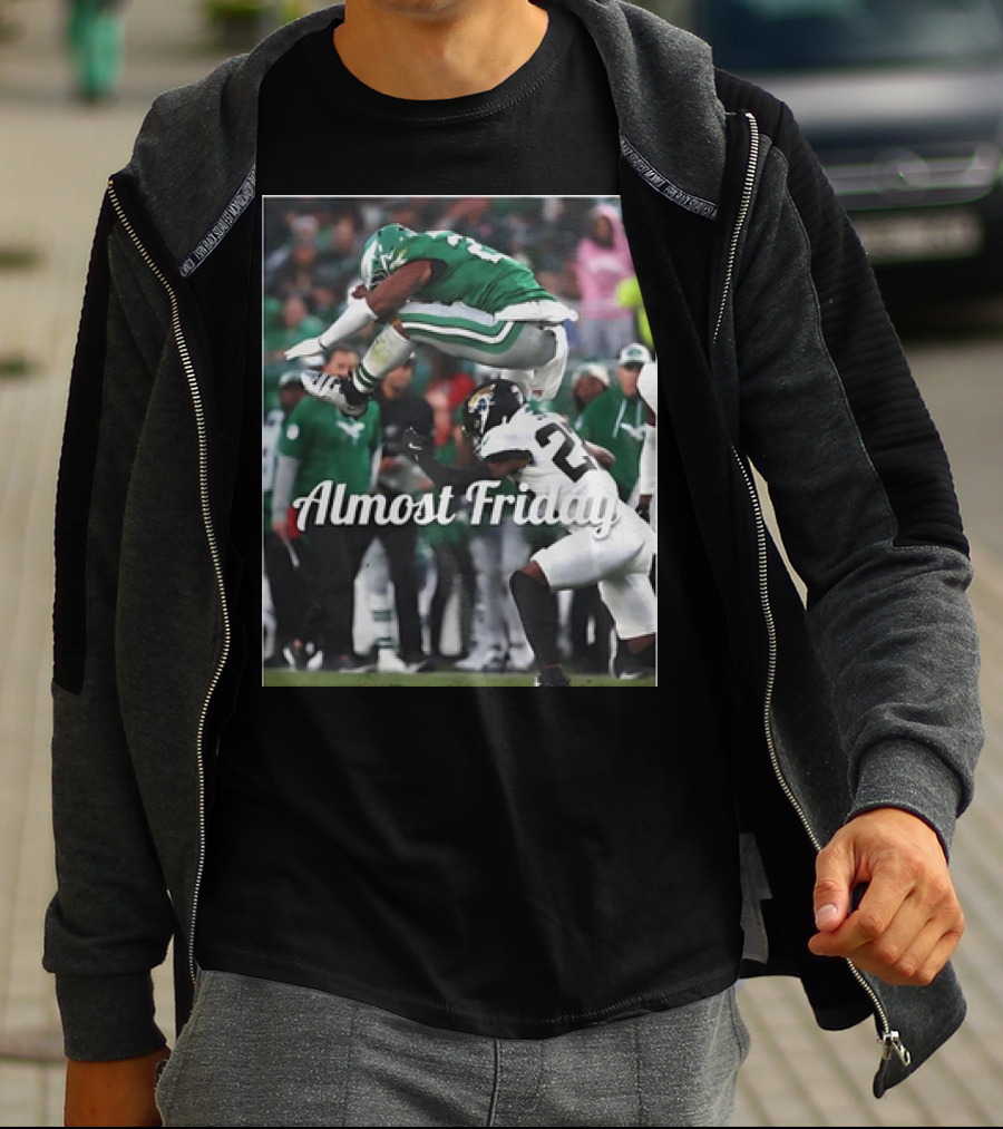 Almost Friday Saquon Barkley Hurdle Over Philadelphia Eagles T-Shirt