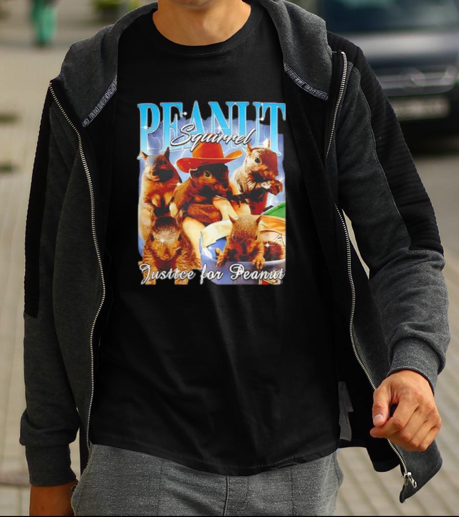 Peanut Squirrel Justice For Peanut T-Shirt