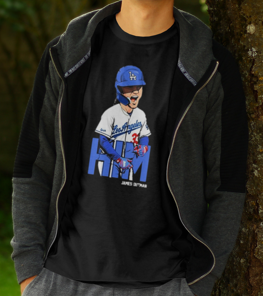Los Angeles Dodgers James Outman HIM Baseball T-Shirt