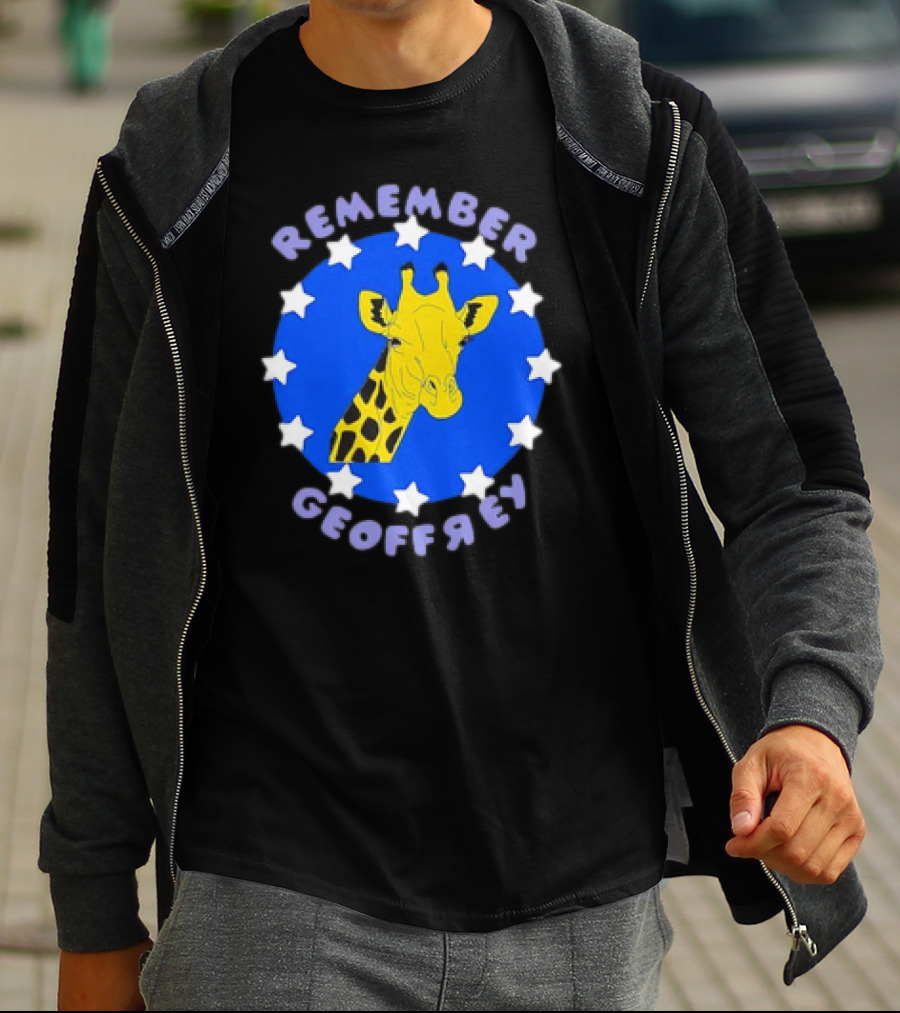 Remember Geoffrey Nostalgic Giraffe Us Toys Cartoon Retro T-Shirt