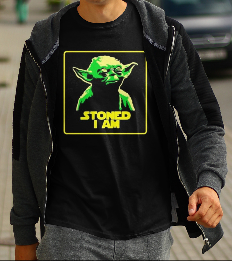 Star Wars Yoda Stoned I Am Jedi Master Meme T-Shirt