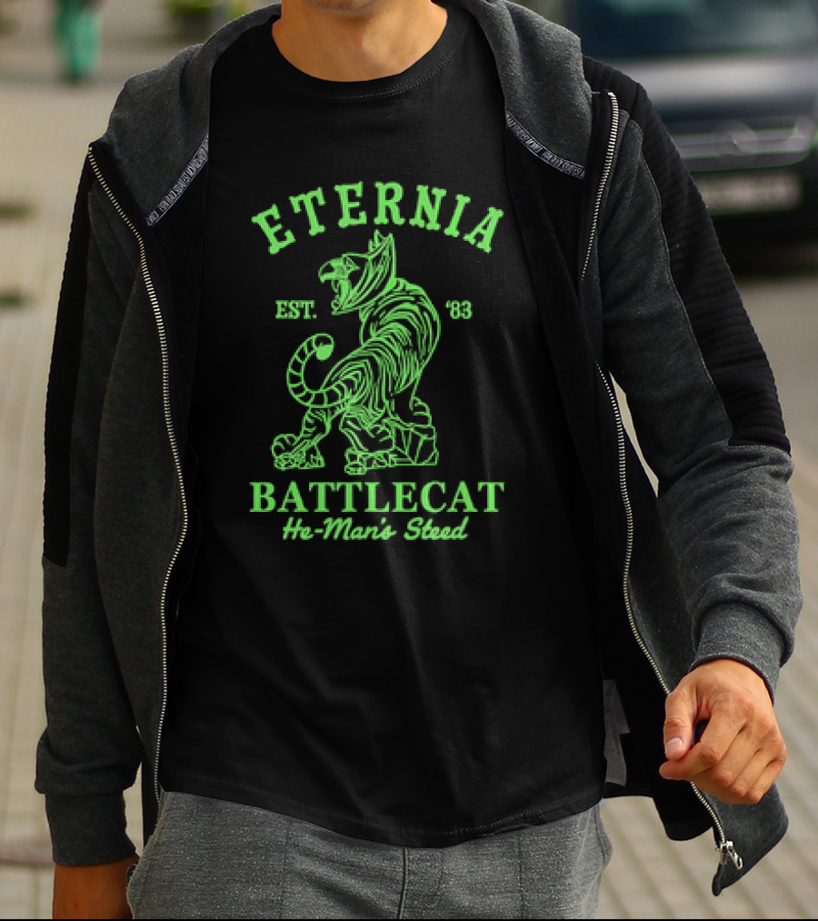 Eternia Battlecat He-Man's Steed Est. '83 Retro 1980 Toy T-Shirt