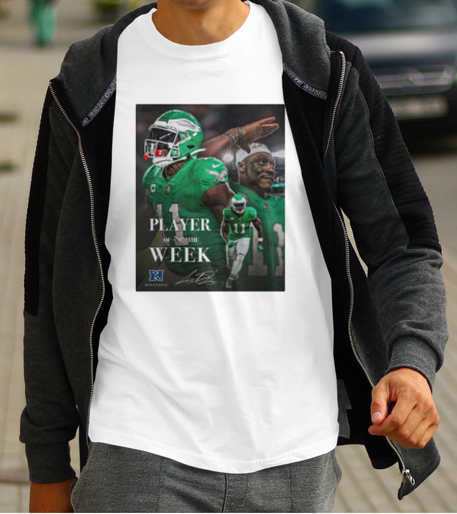 Arthur Juan Brown Philadelphia Eagles NFL Player Of The Week T-Shirt