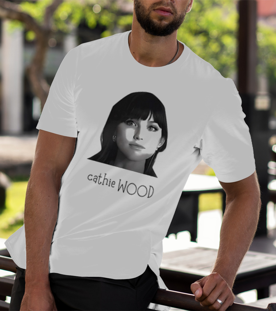 Cathie Wood Classic Portrait T-Shirt