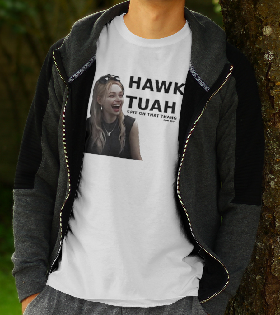 HAWK TUAH Spit On That Thang Girl Meme T-Shirt