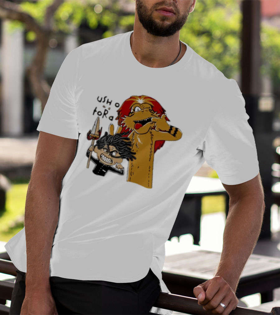 Ushio And Tora Calvin And Hobbes Mashup Tide And Tiger T-Shirt
