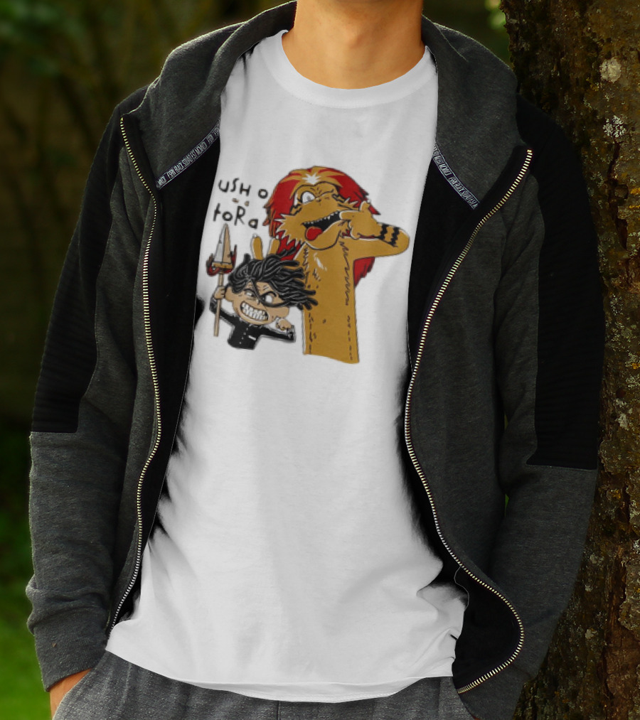Ushio And Tora Calvin And Hobbes Mashup Tide And Tiger T-Shirt