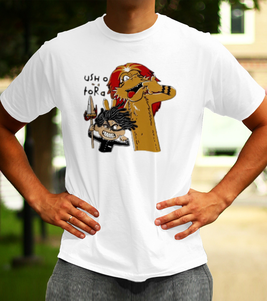 Ushio And Tora Calvin And Hobbes Mashup Tide And Tiger T-Shirt