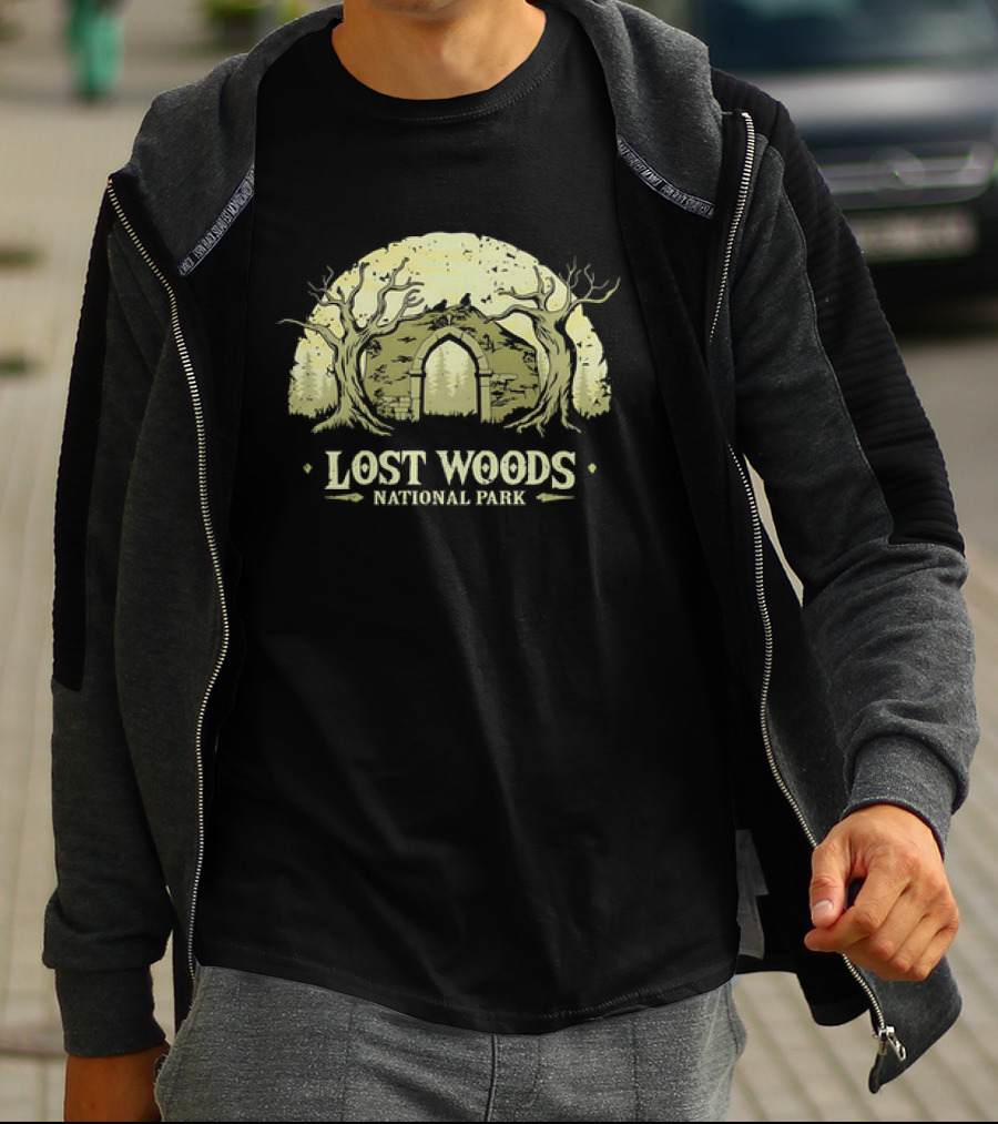 Legend Of Zelda Lost Woods National Park Adventure T-Shirt