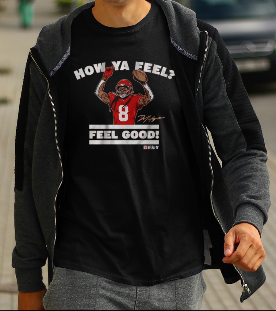 How Ya Feel Feel Good NFLPA Deandre Hopkins Signature 8 T-Shirt