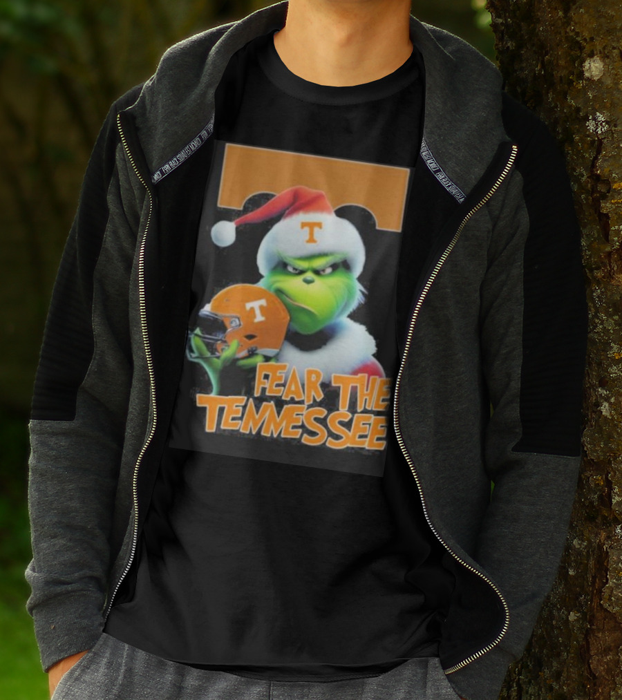 Grinch Fear The Tennessee Volunteers Christmas T-Shirt