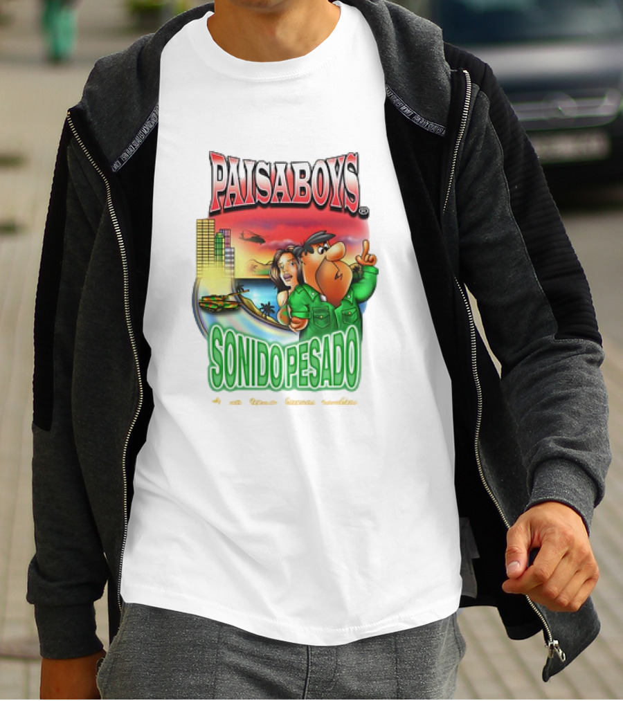 PAISABOYS SONIDO PESADO Al Mal Tiempo Buenas Cumbias T-Shirt