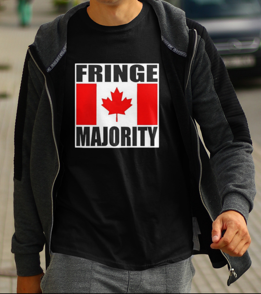 Fringe Majority Canada Flag Maple Leaf T-Shirt