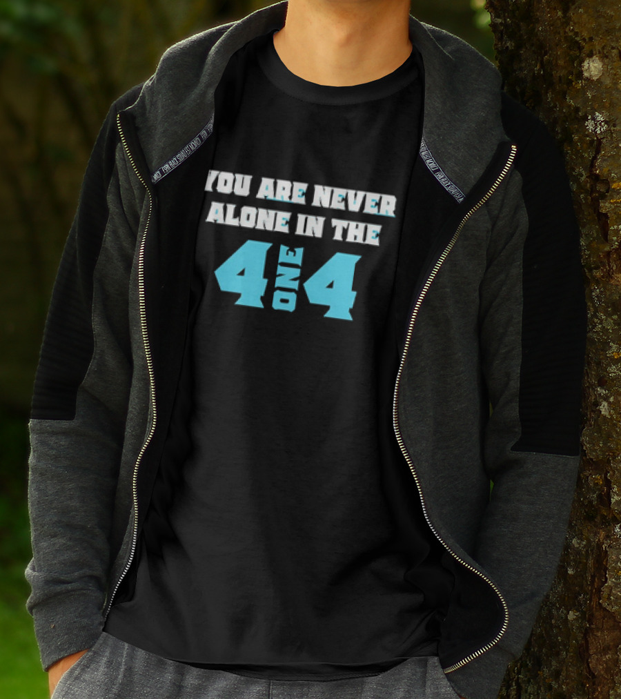 Marquette Golden Eagles You Are Never Alone In The 414 One 4 T-Shirt