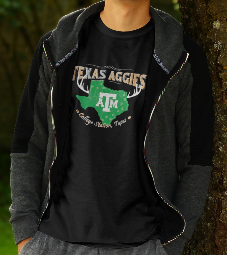 Texas Aggies A&M College Station Texas Deer Season T-Shirt